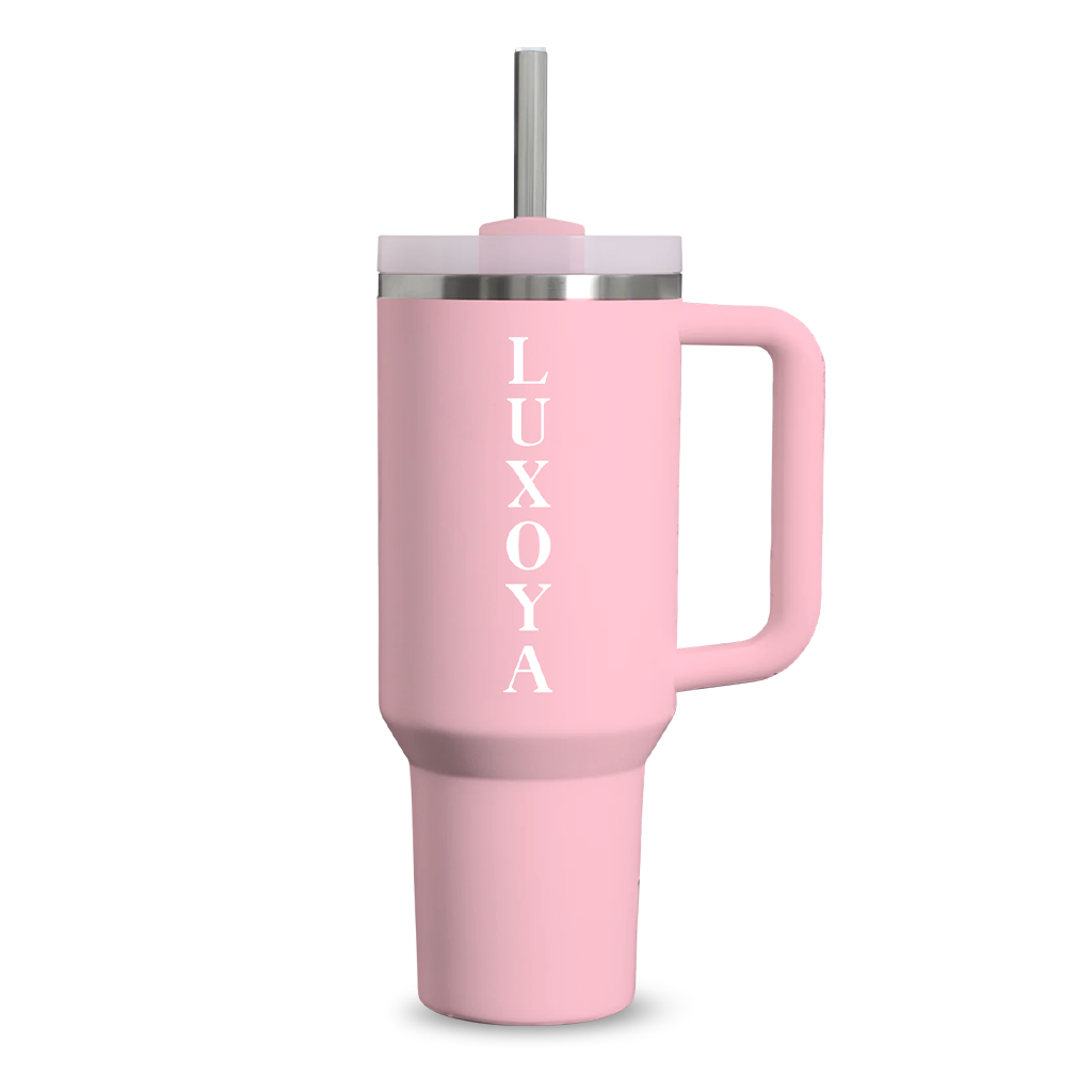 Luxoya Professional Paris - Ikonikus - Fém hőtartó kulacs - Pasztell rózsaszín