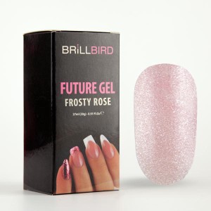 BrillBird - Future gel Frosty Rose / Polygel Akril Zselé/ 30g