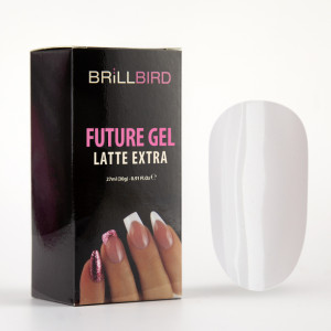 BrillBird - Future gel Latte Extra / Polygel Akril Zselé/ 30g