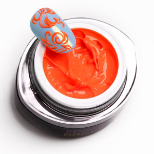 BrillBird - DESIGNER GEL 11 - NEON ORANGE festőzselé 4,5ML