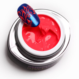 BrillBird - DESIGNER GEL 12 - NEON CORALL festőzselé 4,5ML