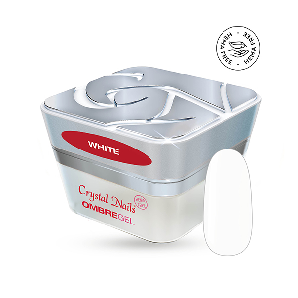 Crystal Nails - Ombre Gel - 01 White 3ml