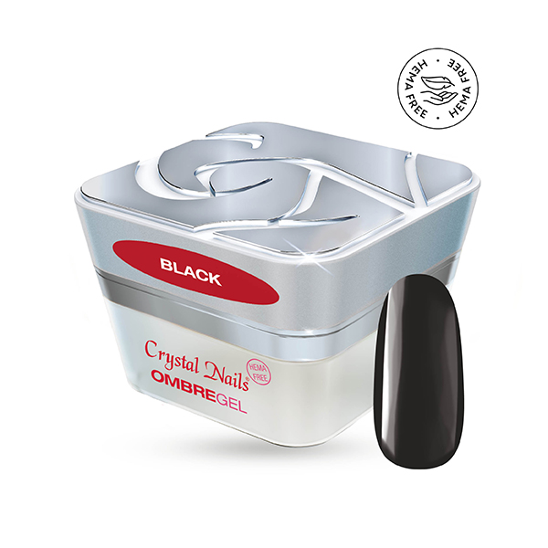 Crystal Nails - Ombre Gel - 08 Black 3ml