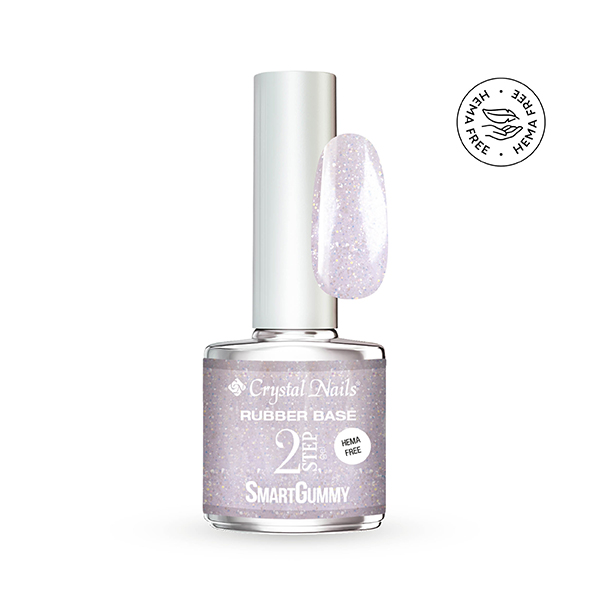 Crystal Nails - 2S SmartGummy HEMA Free Rubber base gel - Nr66 Blush Breeze 8ml