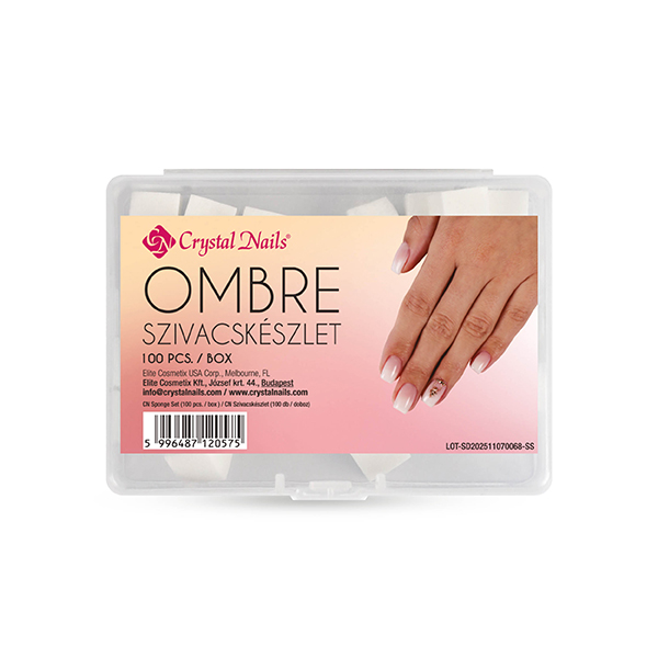 Crystal Nails - Ombre Sponge Cube - ombre szivacs készlet - 100db