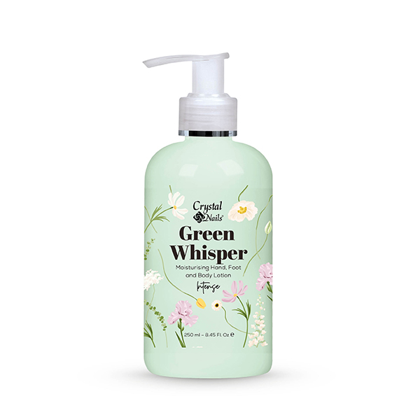 Crystal Nails - Moisturising Hand, Foot and Body Lotion - Green Whisper - Intense 250ml
