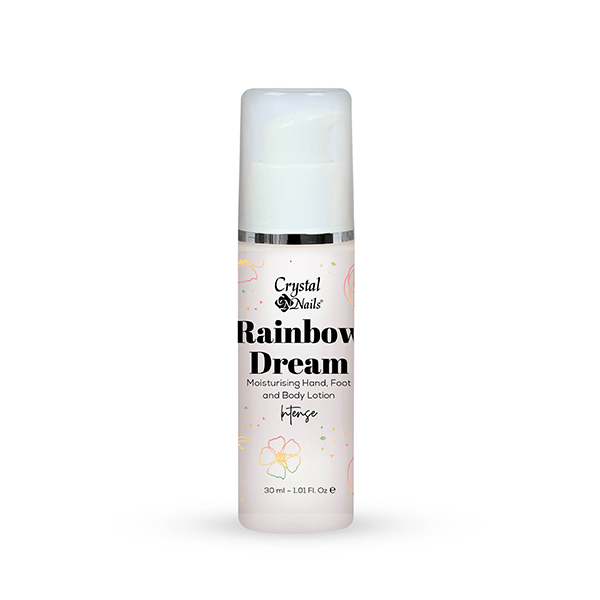 Crystal Nails - Moisturising Hand, Foot and Body Lotion - Rainbow Dream - Intense 30ml