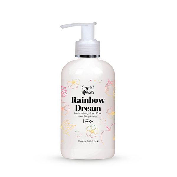 Crystal Nails - Moisturising Hand, Foot and Body Lotion - Rainbow Dream - Intense 250ml