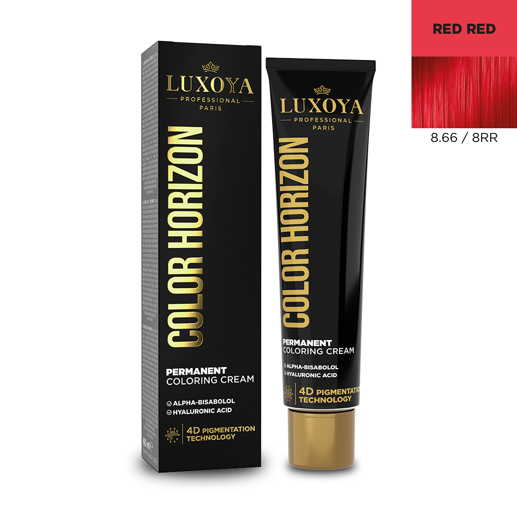 Luxoya Professional Paris - COLOR HORIZON - Ammóniás hajfesték 8.66/8RR 60ml