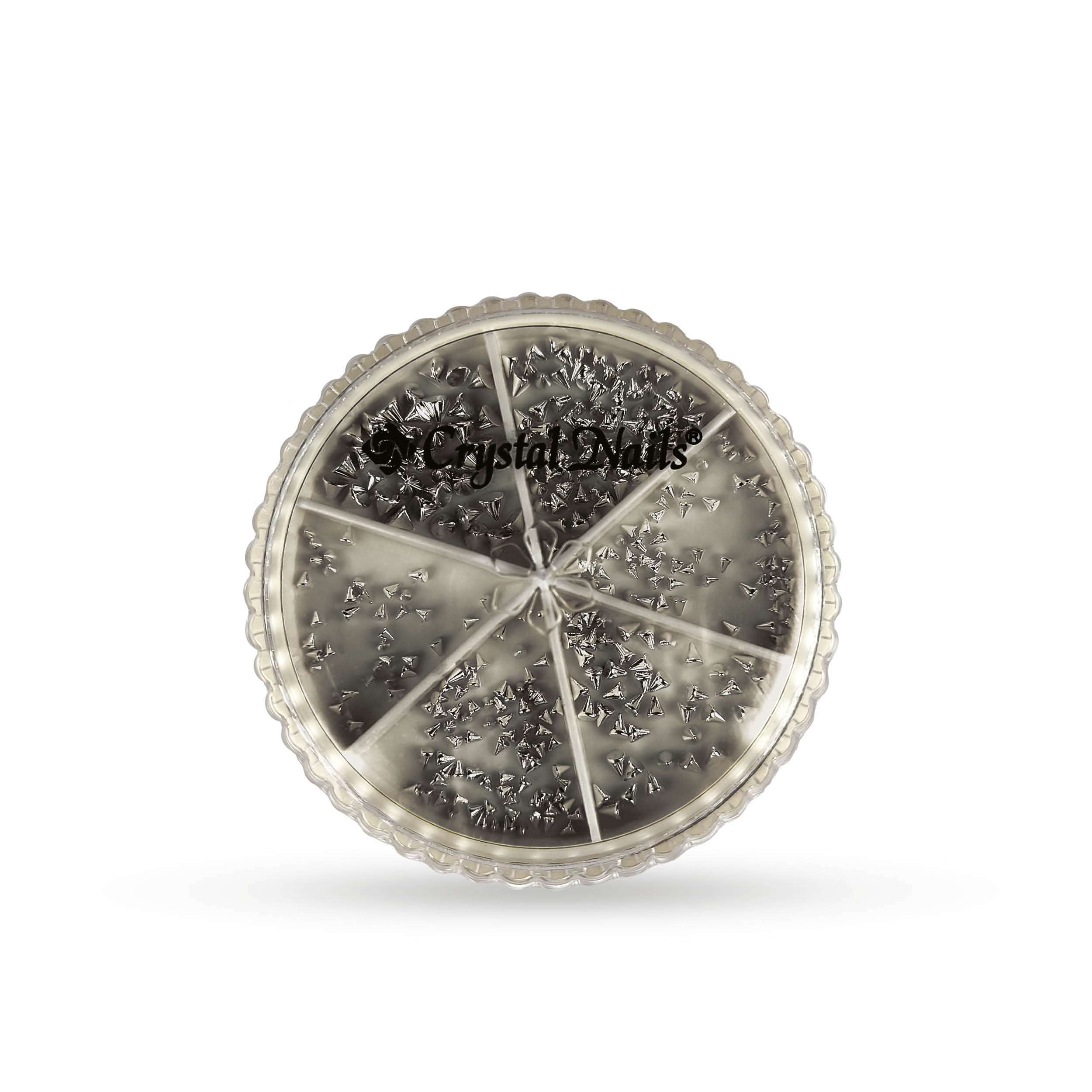 Crystal Nails - Metál körömszegecs - Dark Silver