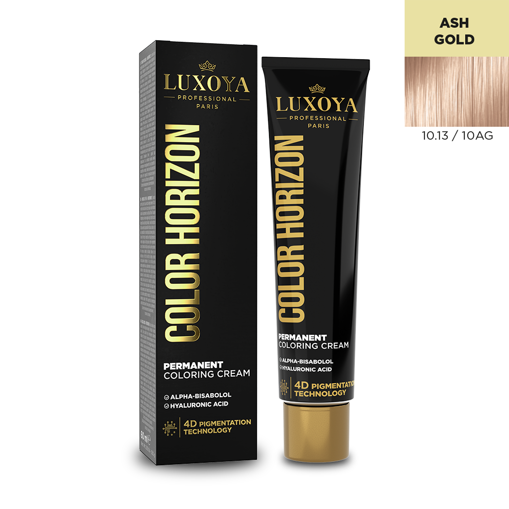 Luxoya Professional Paris - COLOR HORIZON - Ammóniás hajfesték 10.13/10AG - 60ml