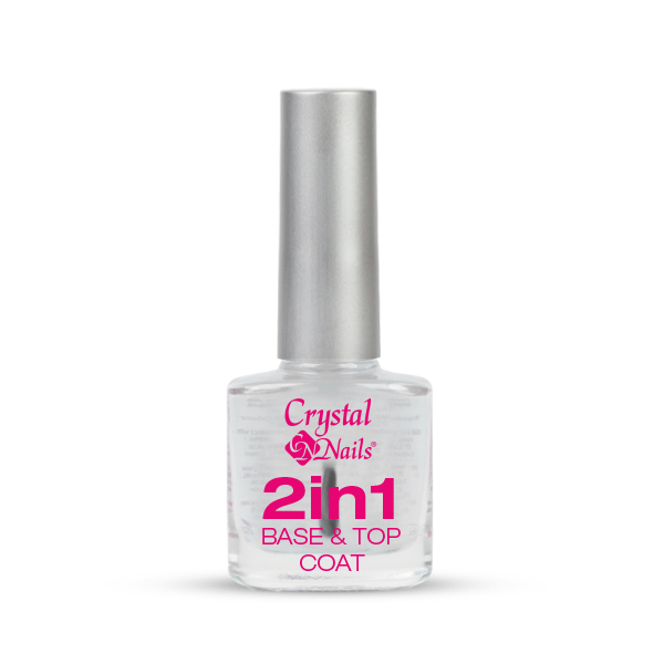 Crystal Nails - 2in1 - Alapozó és fedőlakk egyben - 8ml