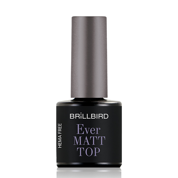 BrillBird - Ever Matt Top – velúr matt fedőzselé 8ml