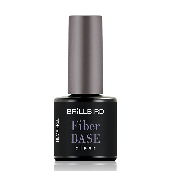 BrillBird - Fiber Base Gel clear – üvegszálas alapozózselé 8ml