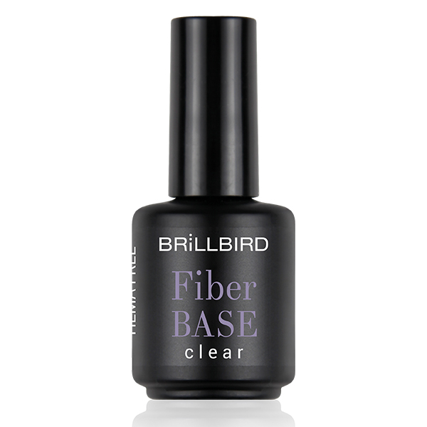 BrillBird - Fiber Base Gel clear – üvegszálas alapozózselé 15ml