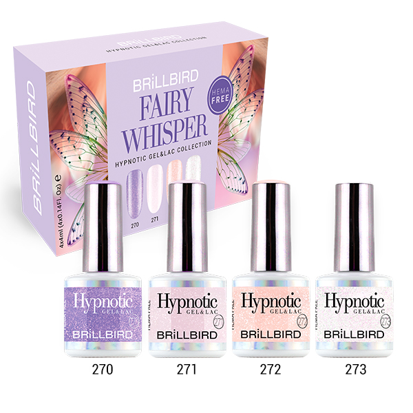 BrillBird - Fairy Whisper Hypnotic Gel&Lac Kit 4x4 ml - LIMITÁLT!
