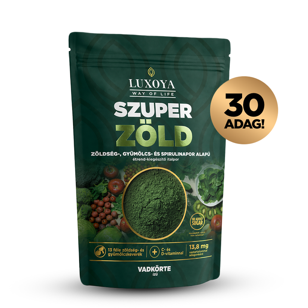 Luxoya Way of Life - Szuperzöld italpor - Vadkörte 300g
