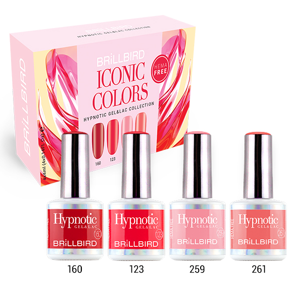 BrillBird - Iconic Colors Hypnotic Gel&Lac Kit 4x4 ml - LIMITÁLT!
