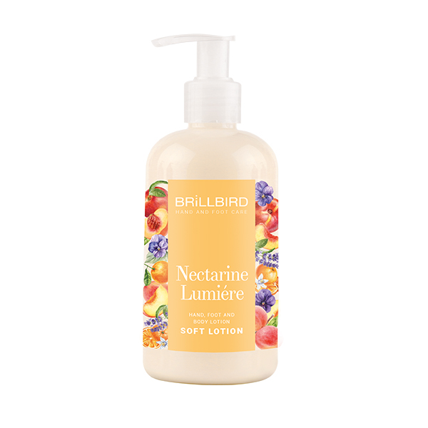 BrillBird - Nectarine Lumiére - Kéz- és lábápoló krém - Soft lotion 250ml