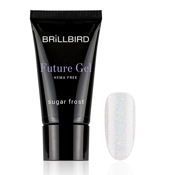 BrillBird - Future gel - Sugar Frost /Polygel Akril Zselé/ 30g