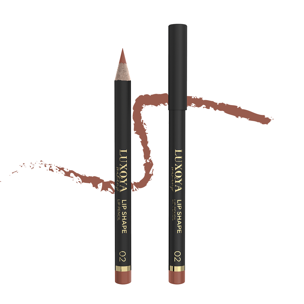 Luxoya Makeup - Luxoya Lip Shape szájkontúr ceruza 02 – Tartós, krémes ajakceruza
