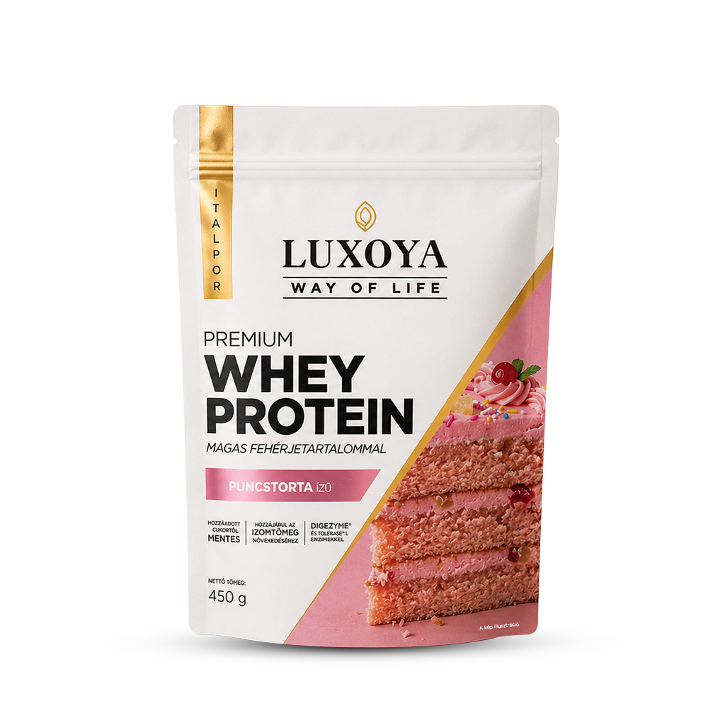Luxoya Way of Life - Premium Whey Protein – Puncstorta (450 g)