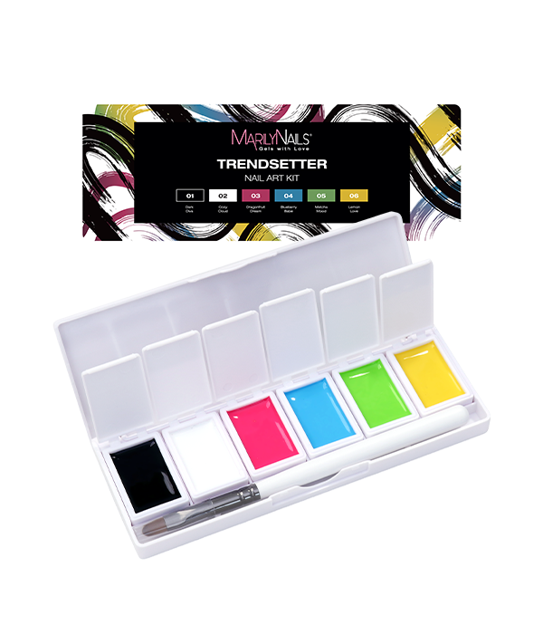 MarilyNails - Trendsetter – Festőzselé Szett (ecsettel)