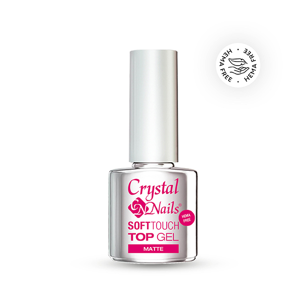 Crystal Nails - Soft Touch Matte Top Gel - 4ml