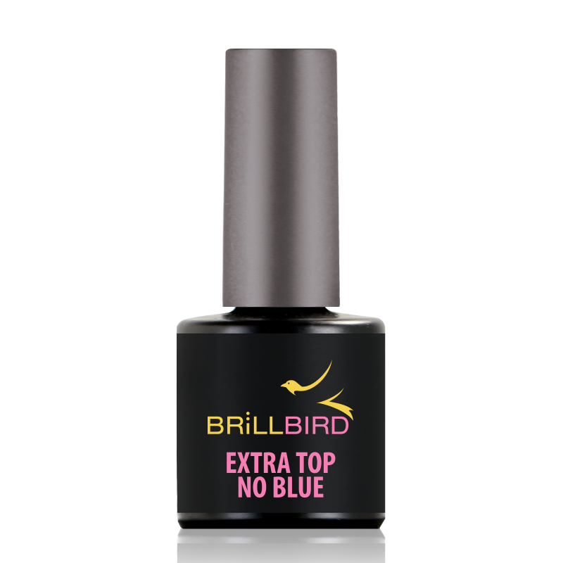 BrillBird - Extra Top - No Blue /fixálásmentes, nem kékítő fedőfény 8ml