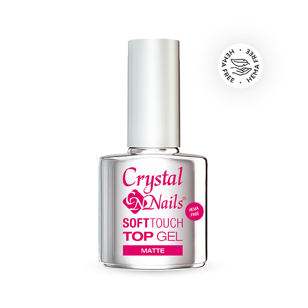 Crystal Nails - Soft Touch Matte Top Gel - 13ml