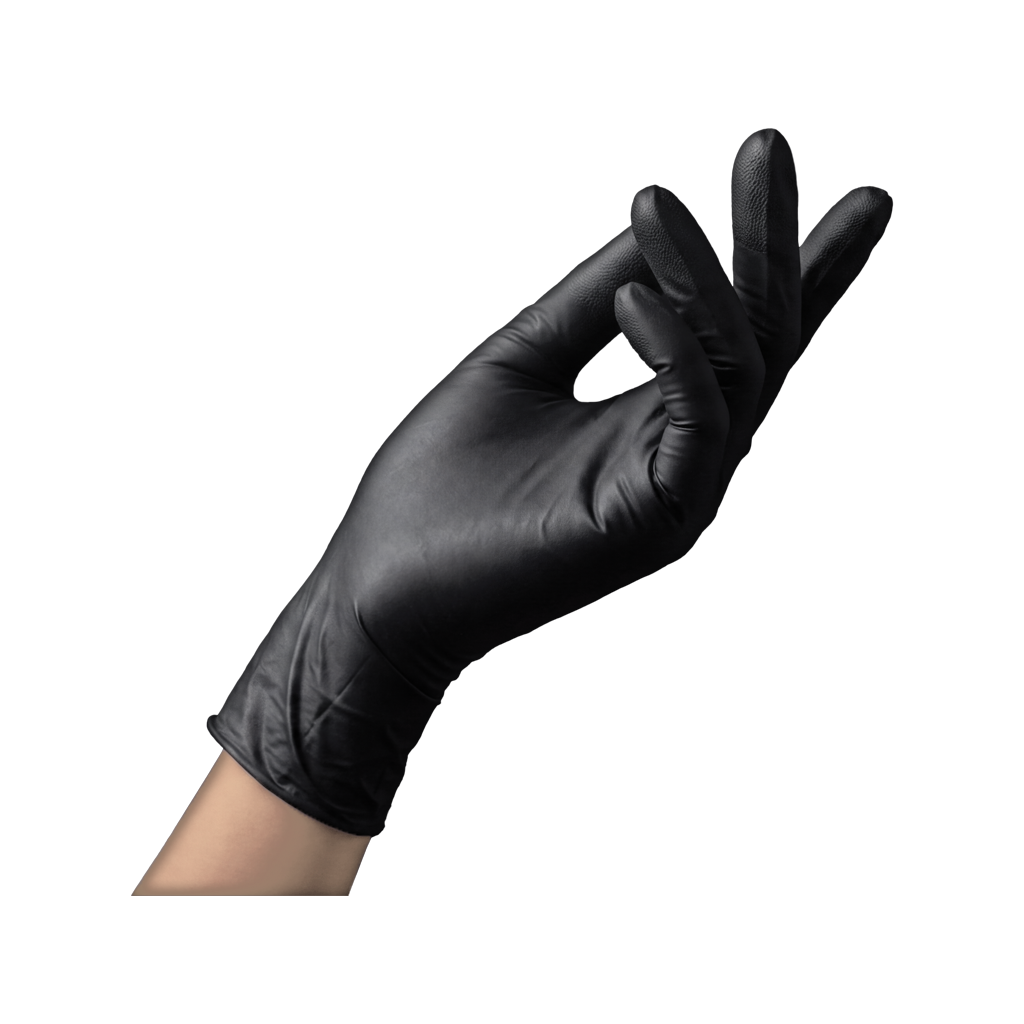 Luxoya Professional Paris - Fekete nitril kesztyű - L - 100db