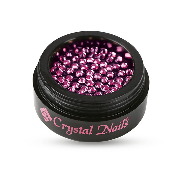 Crystal Nails - NOVA Crystals Strasszkő - Rose AB SS8 (2,4 mm)