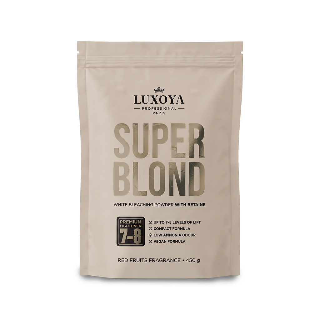 Luxoya Professional Paris - SUPERBLOND WHITE BLEACHING POWDER - Pigmentmentes szőkítőpor - 450g