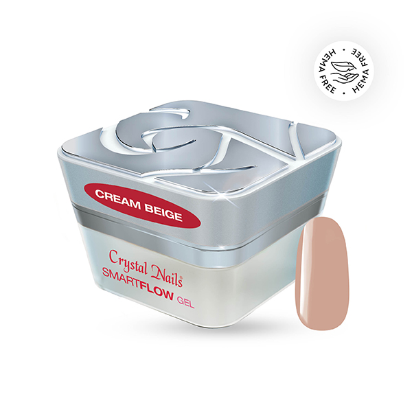 Crystal Nails - SmartFlow Builder Gel Cream Beige - 5ml