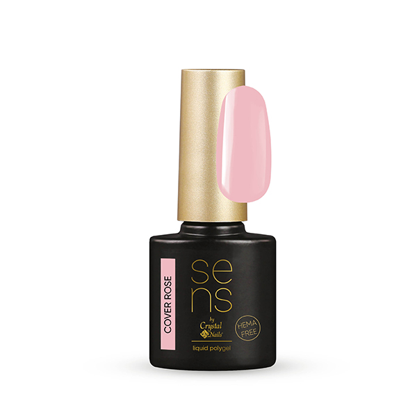 Crystal Nails - SENS Liquid Polygel Cover Rose - 10ml