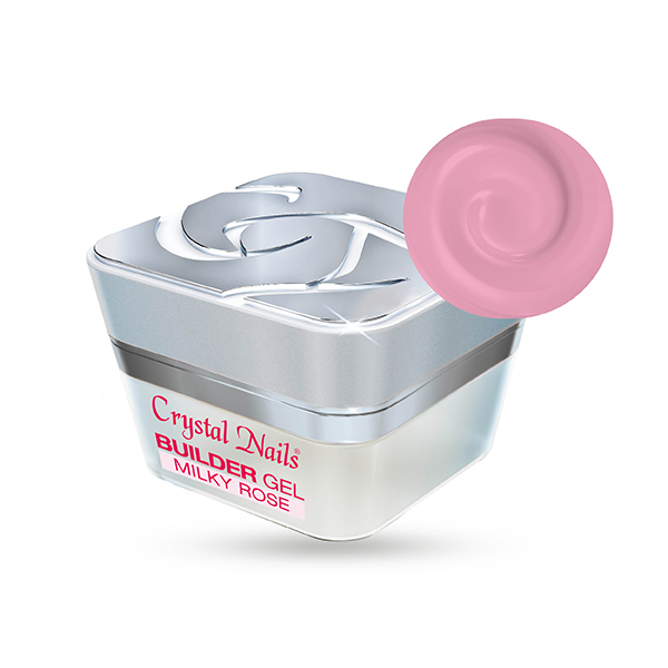 Crystal Nails - Milky Rose Builder Gel - 15ml
