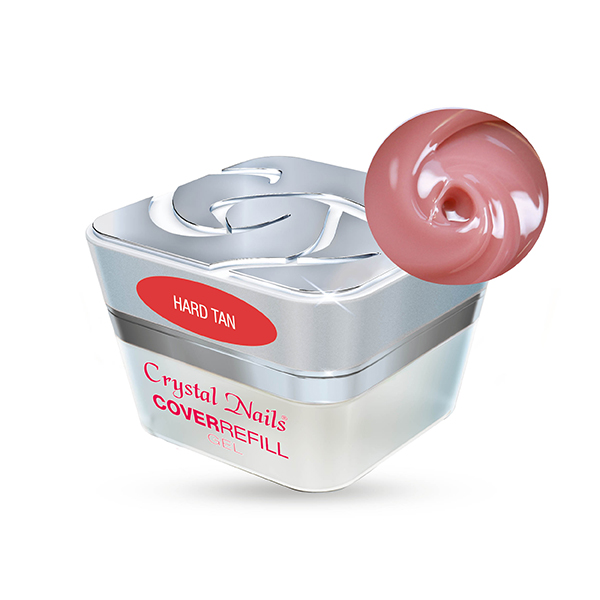 Crystal Nails - Cover Refill HARD TAN gel - 5ml