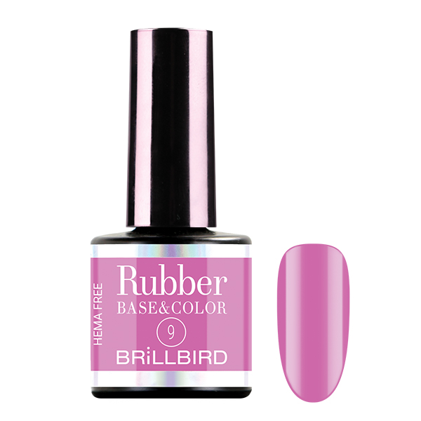 BrillBird - HEMA Free Rubber Gel Base&Color - 9 - 8ml