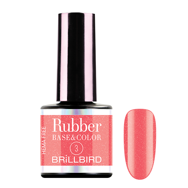 BrillBird - HEMA Free Rubber Gel Base&Color - 03 - 8ml