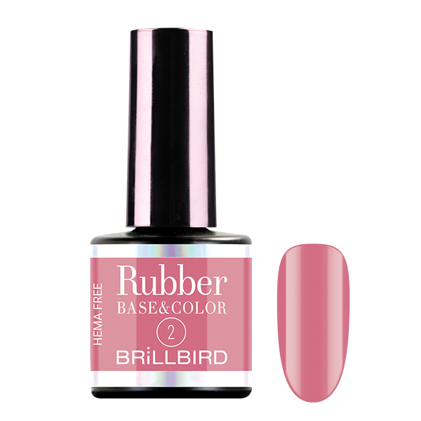 BrillBird - HEMA Free Rubber Gel Base&Color - 02 - 8ml
