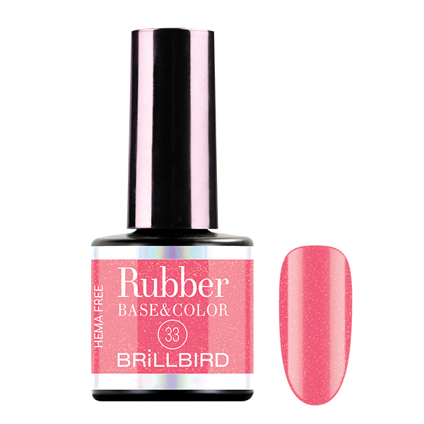 BrillBird - HEMA Free Rubber Gel Base&Color - 33 - 8ml