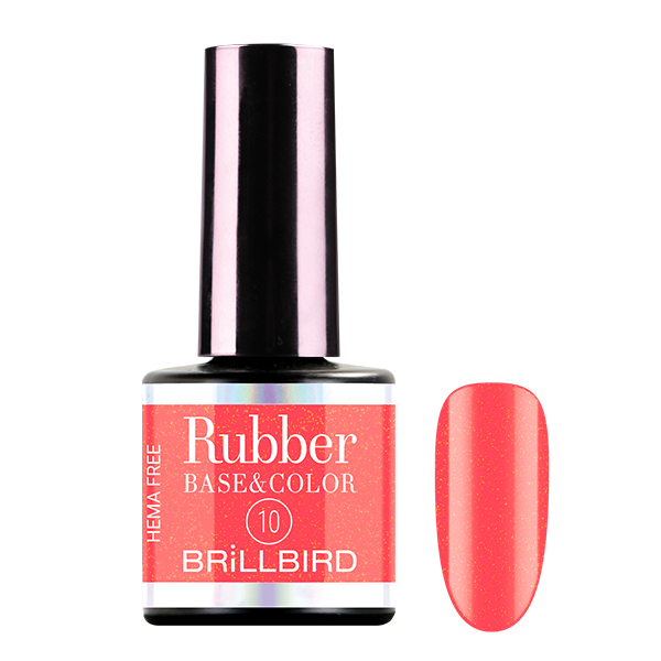 BrillBird - HEMA Free Rubber Gel Base&Color - 10 - 8ml