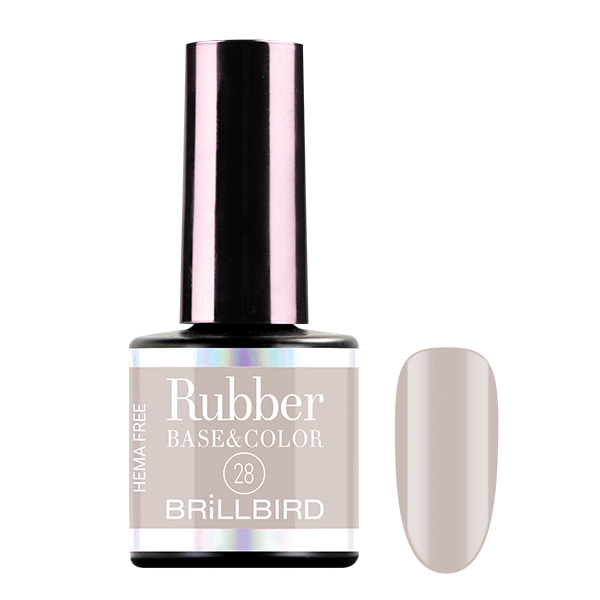 BrillBird - HEMA Free Rubber Gel Base&Color - 28 - 8ml