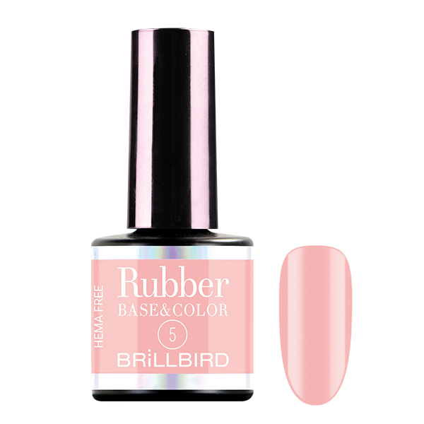 BrillBird - HEMA Free Rubber Gel Base&Color - 5 - 8ml
