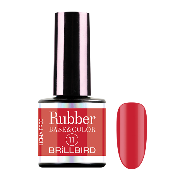 BrillBird - Rubber Gel HEMA Free Base&Color - 11 - 8ml