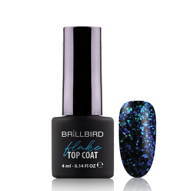 BrillBird - Flake Top Coat 4ml -1 