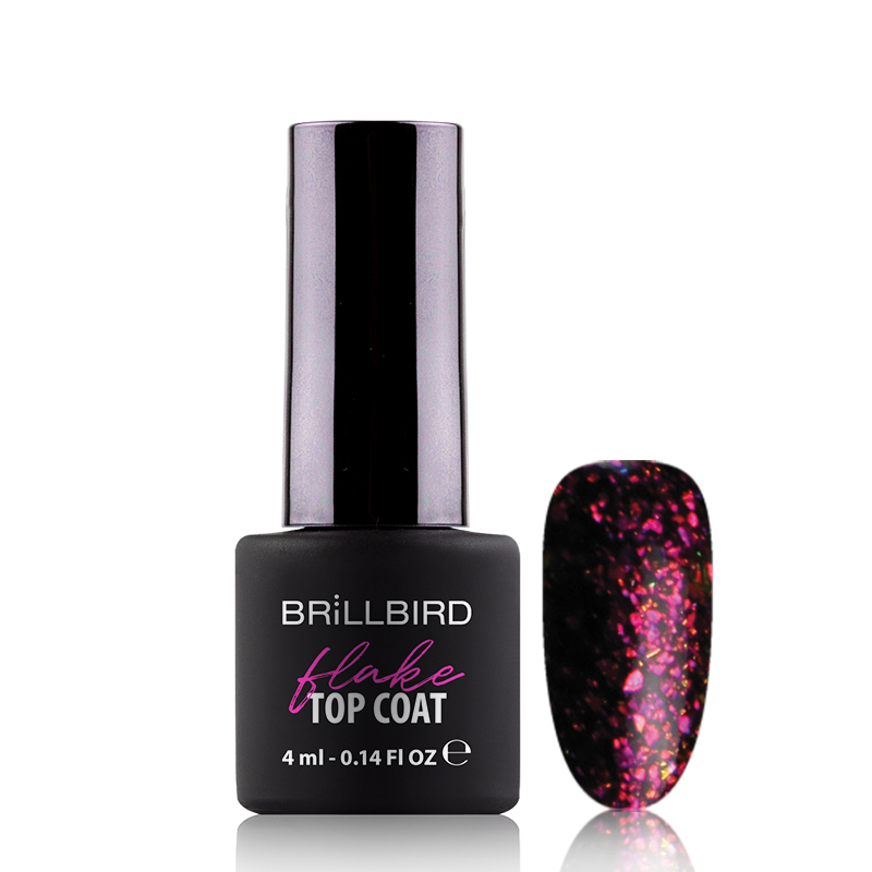 BrillBird - Flake Top Coat 4ml -2