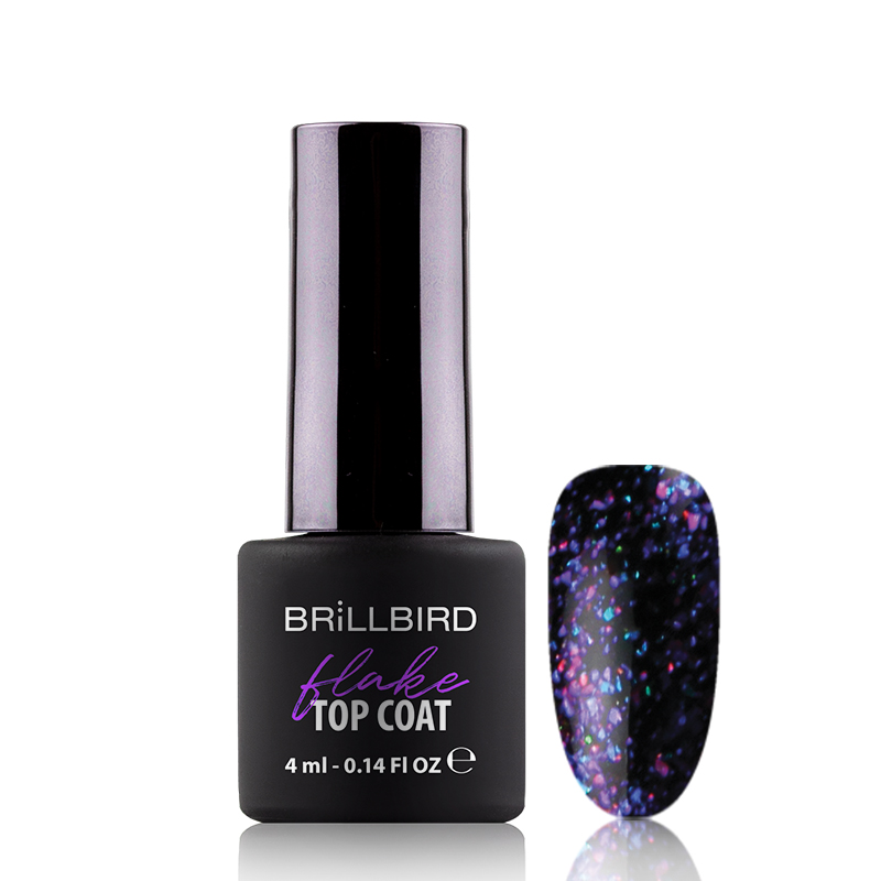 BrillBird - Flake Top Coat 4ml -3