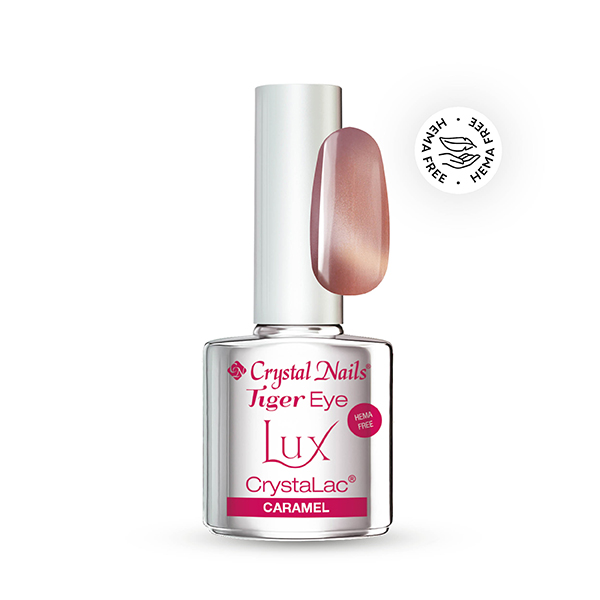 Crystal Nails - TIGER EYE LUX CRYSTALAC - Caramel 4ml