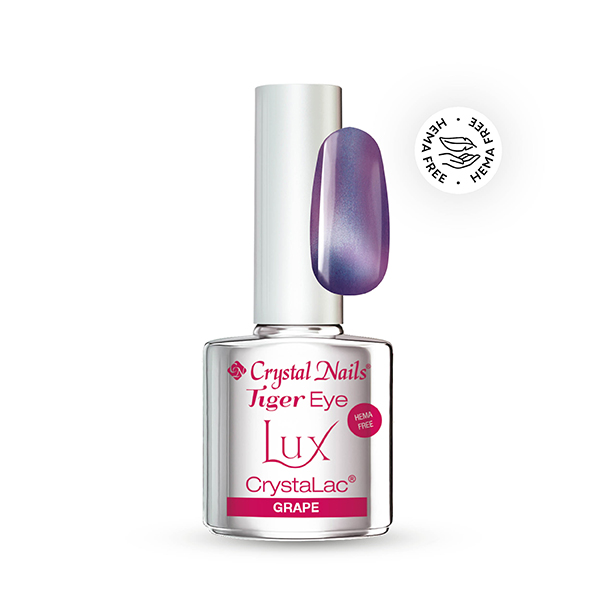 Crystal Nails - TIGER EYE LUX CRYSTALAC - Grape 4ml